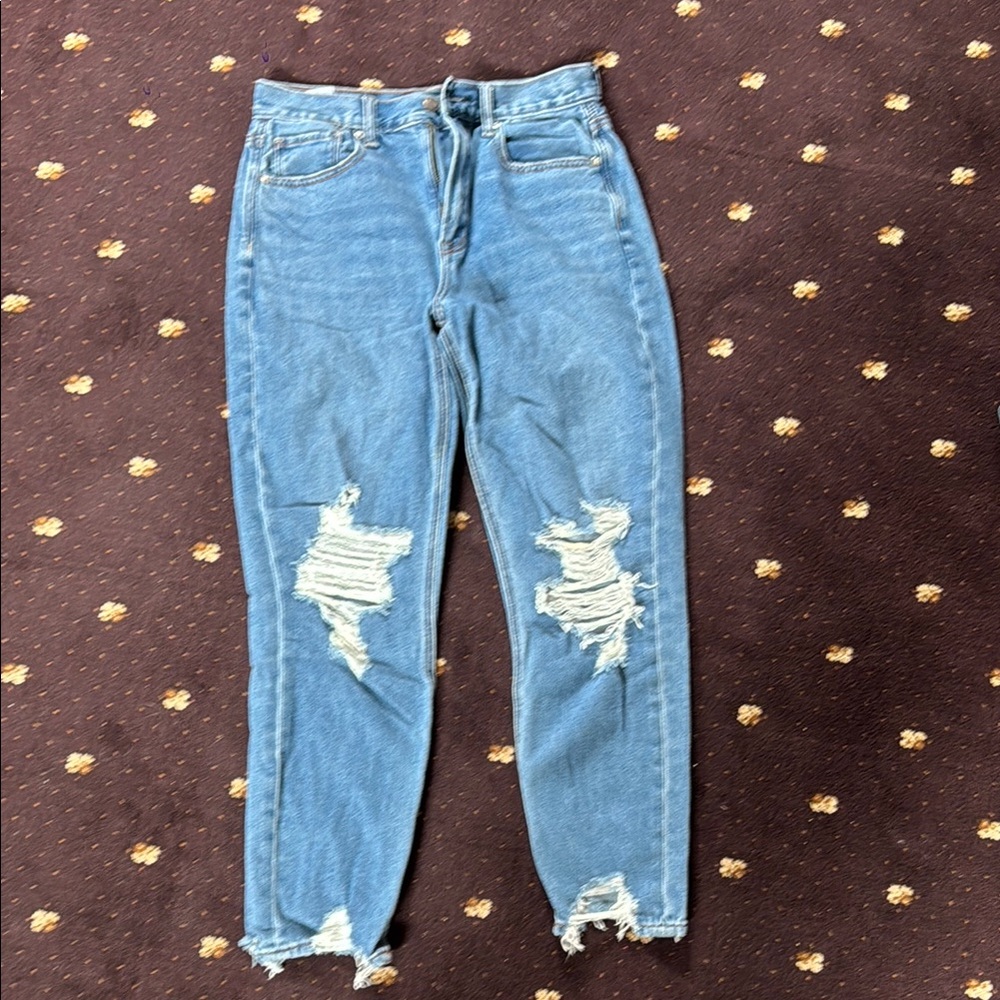 American Eagle Outfitters High Rise Blue Jeans
